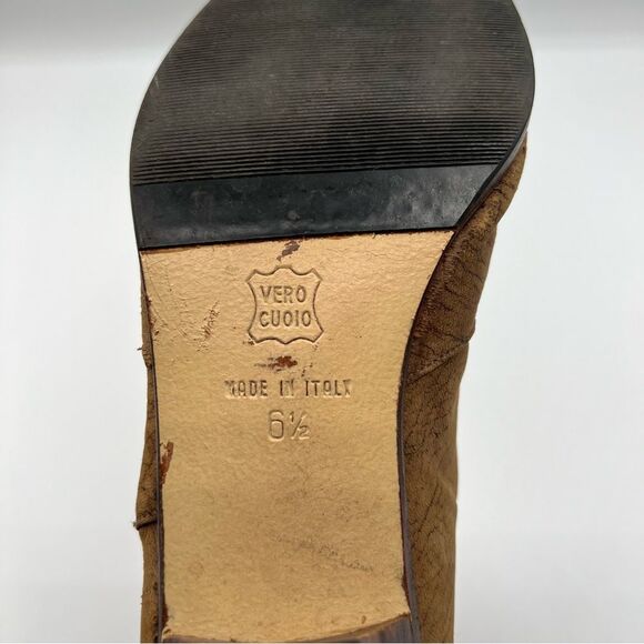 Banana Republic Clothing Co Leather Ankle Boots Made in Italy 6.5 - Picture 12 of 16